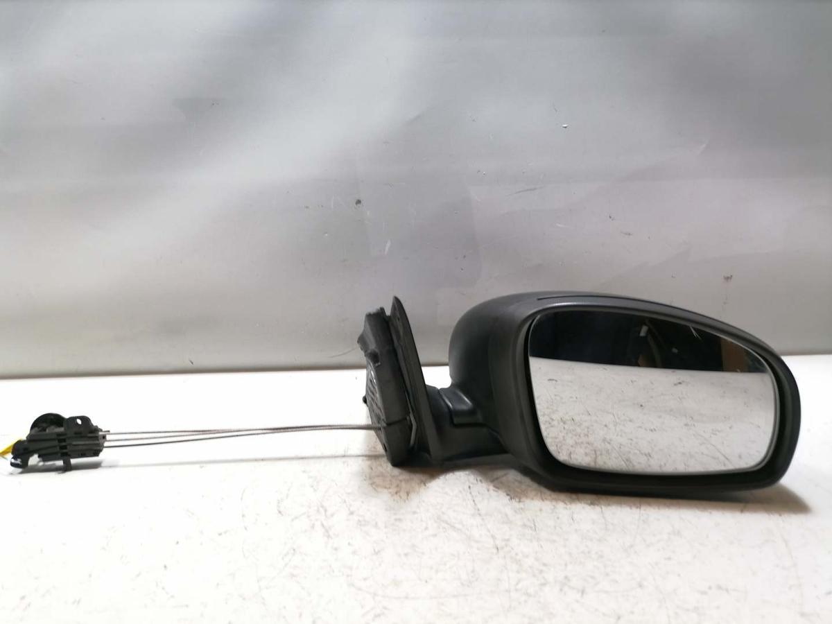 Skoda Fabia 2 original Au&szlig;enspiegel rechts manuell verstellbar 9153 Anthracite grey Bj.2009